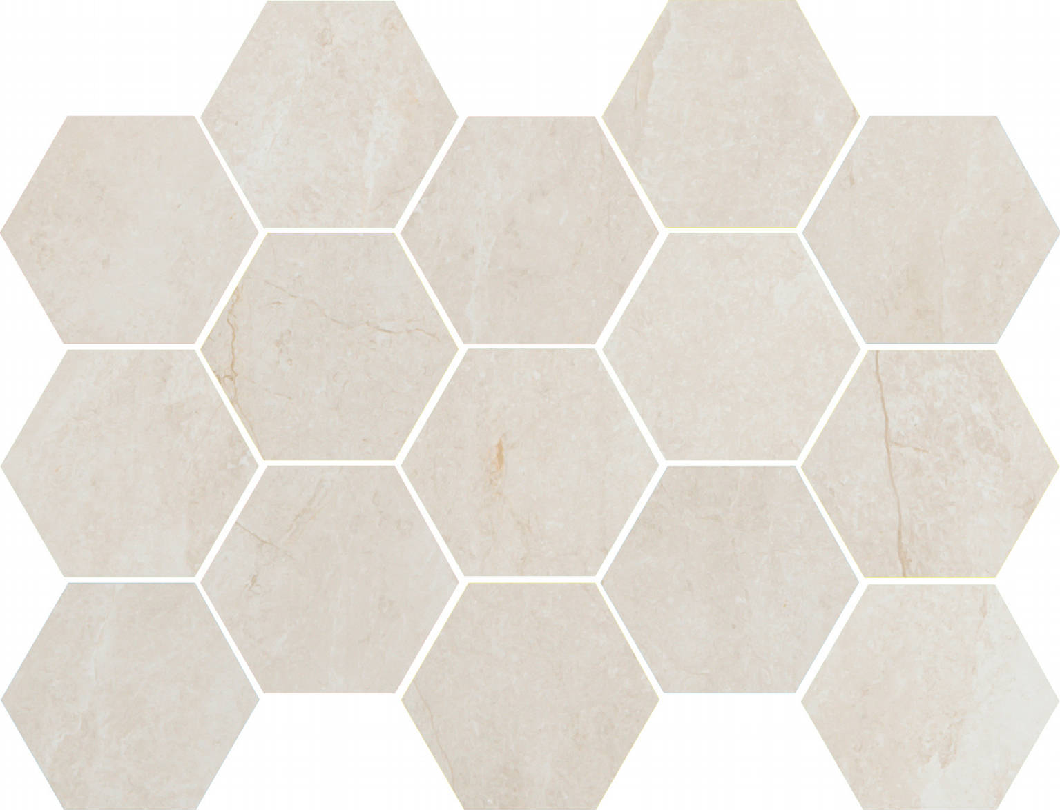 Wells Cream Hex-Mosaic | General Ceramic